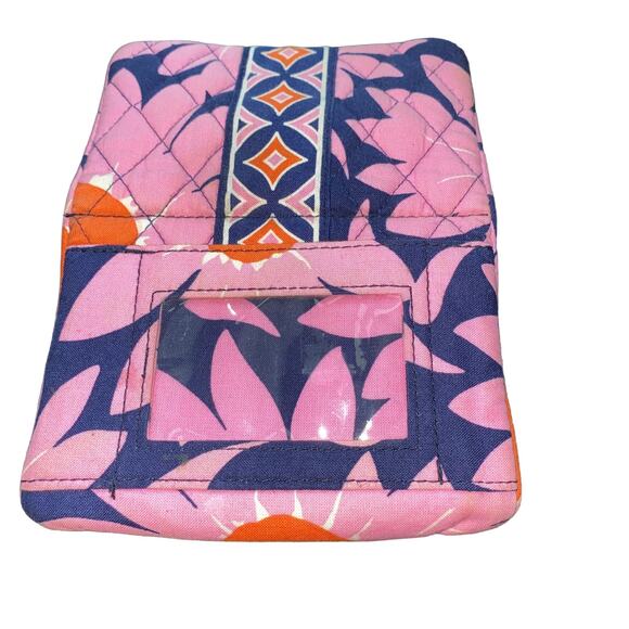 Vera Bradley Loves Me Pouch Folding Wallet Kisslock Coin Purse pink barbiecore - Picture 3 of 8